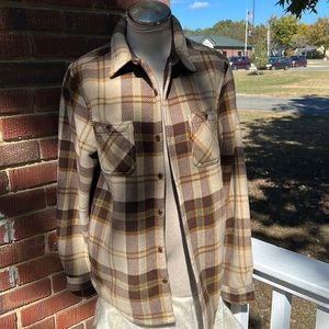 Weatherproof Plaid Shacket